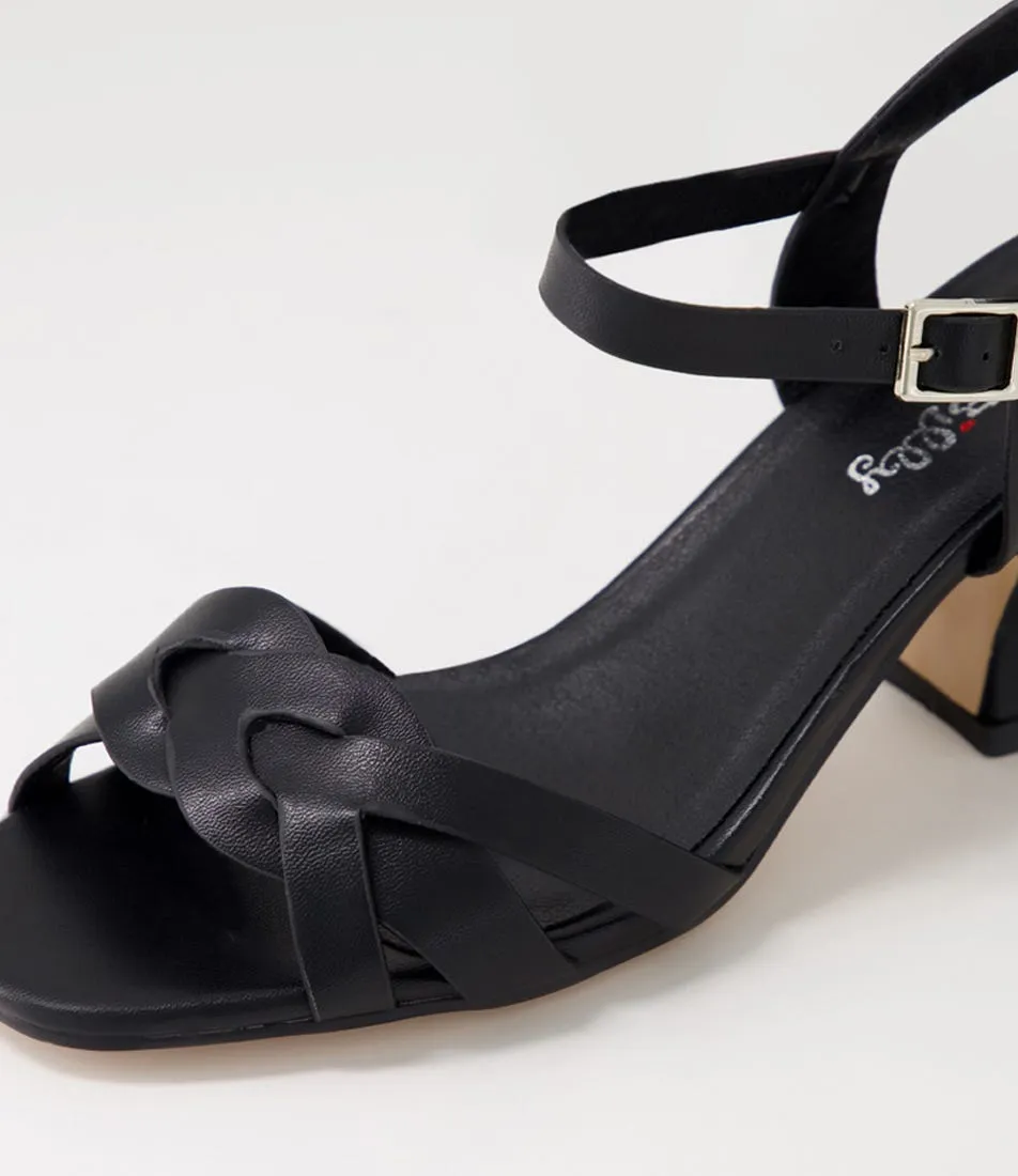 I LOVE BILLY Wippie Black Sandals