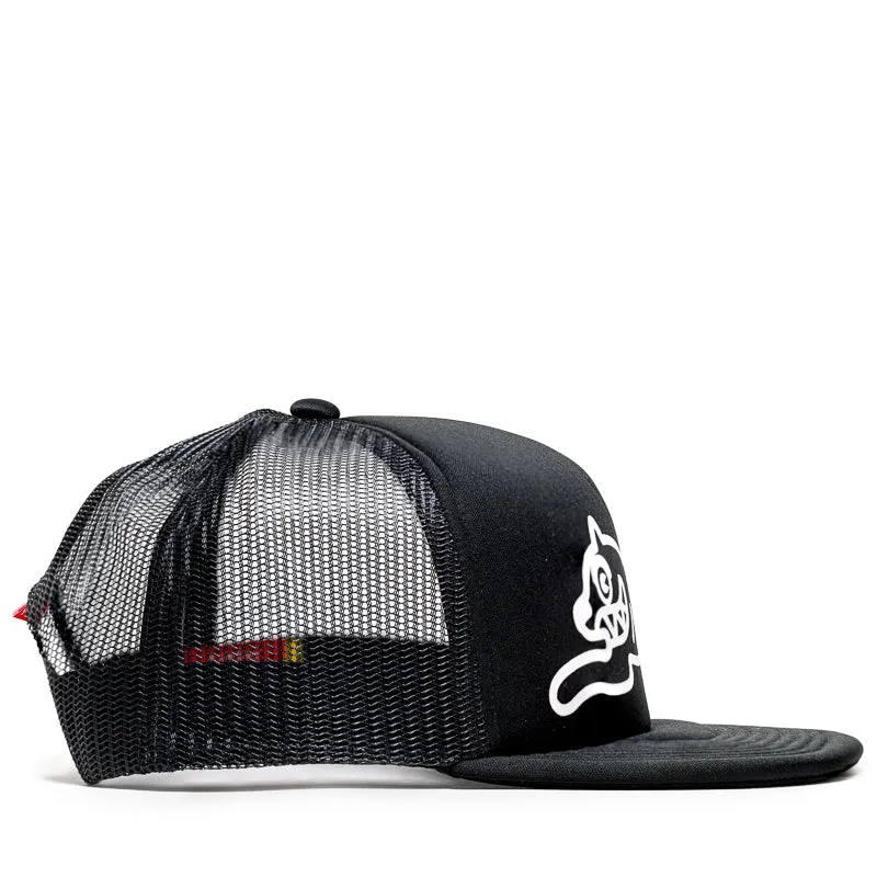 Ice Cream Cream Trucker Hat - Black