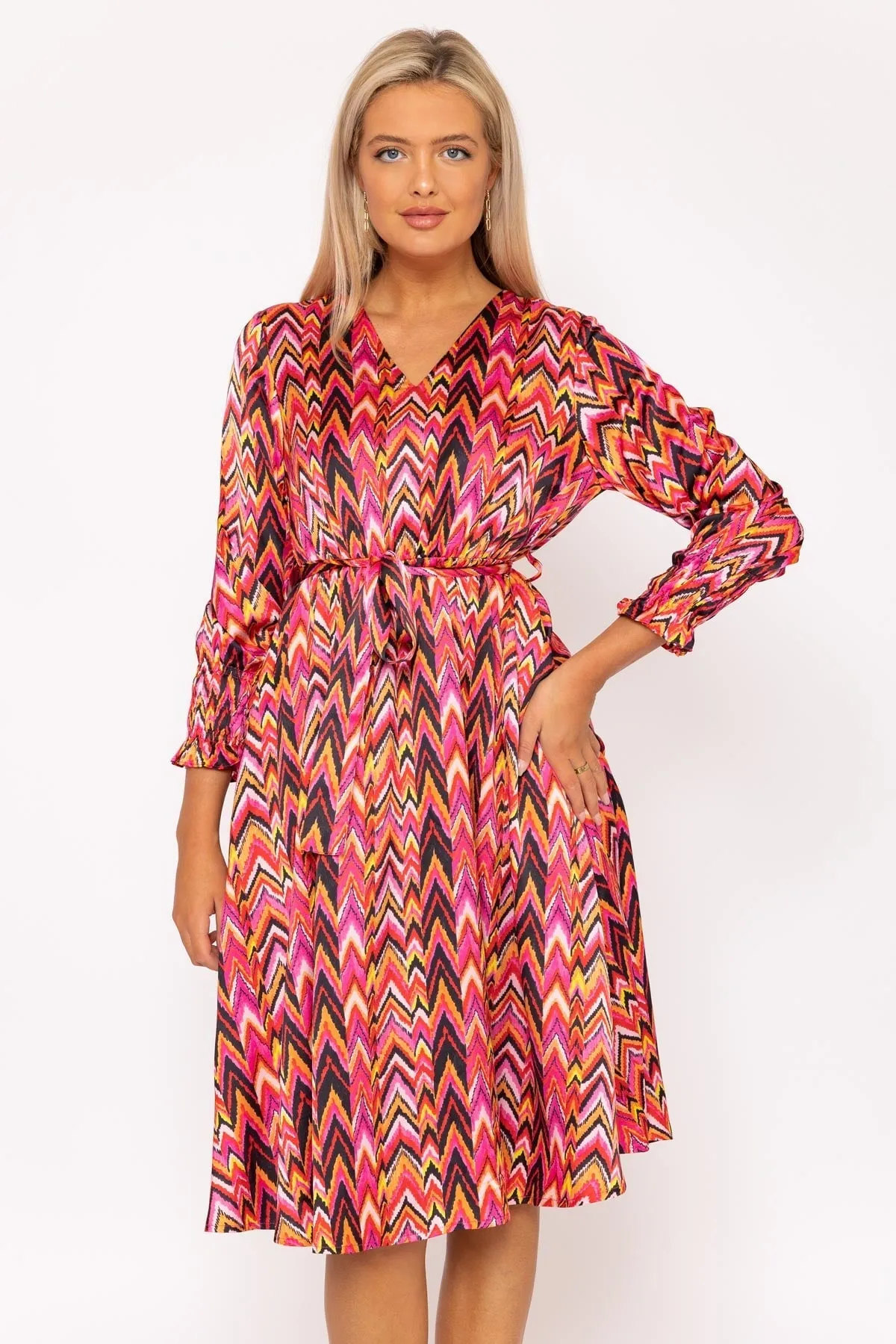 Indie Printed Midi Dress