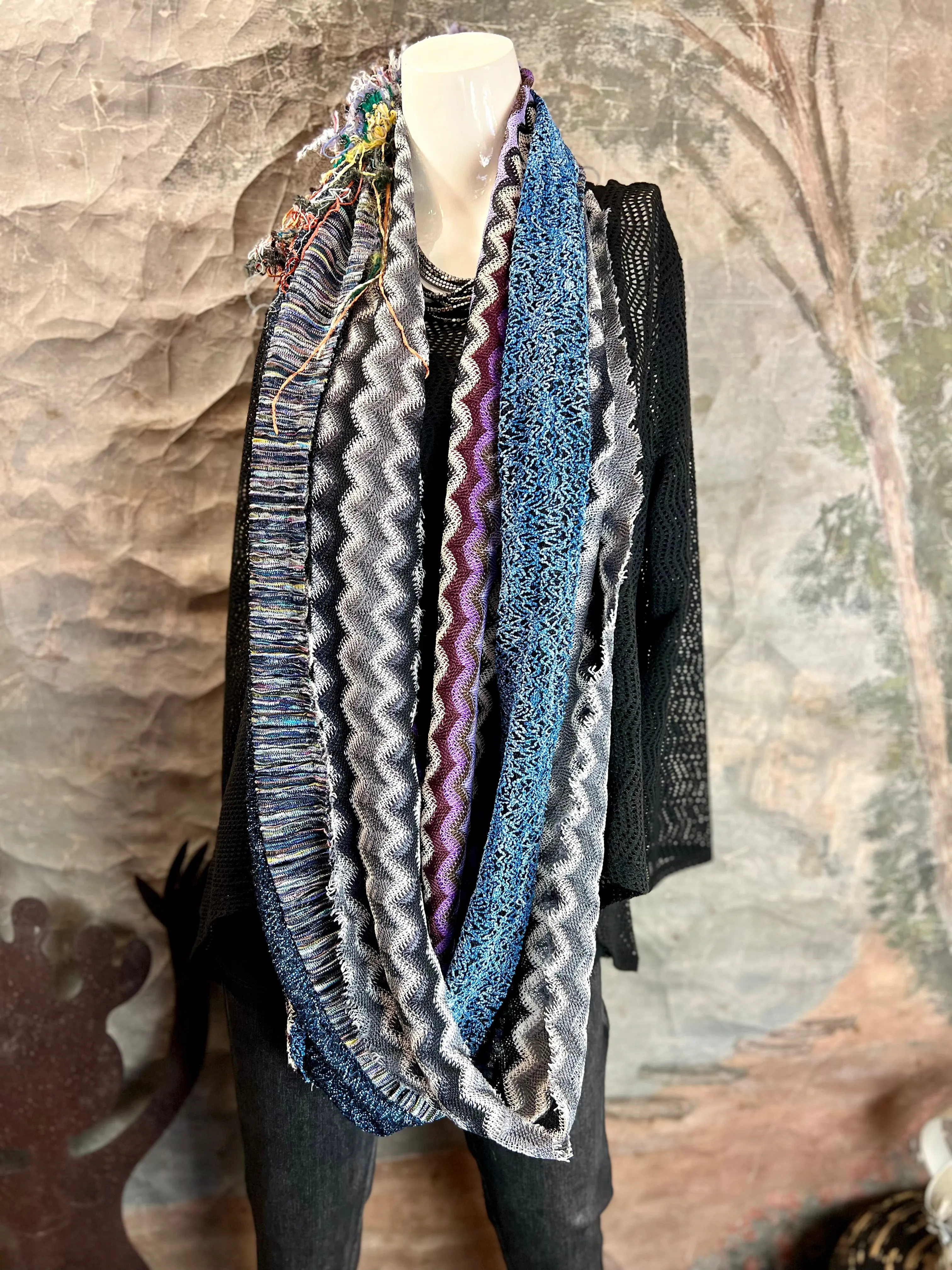 Infinity Knit Scarfs-B