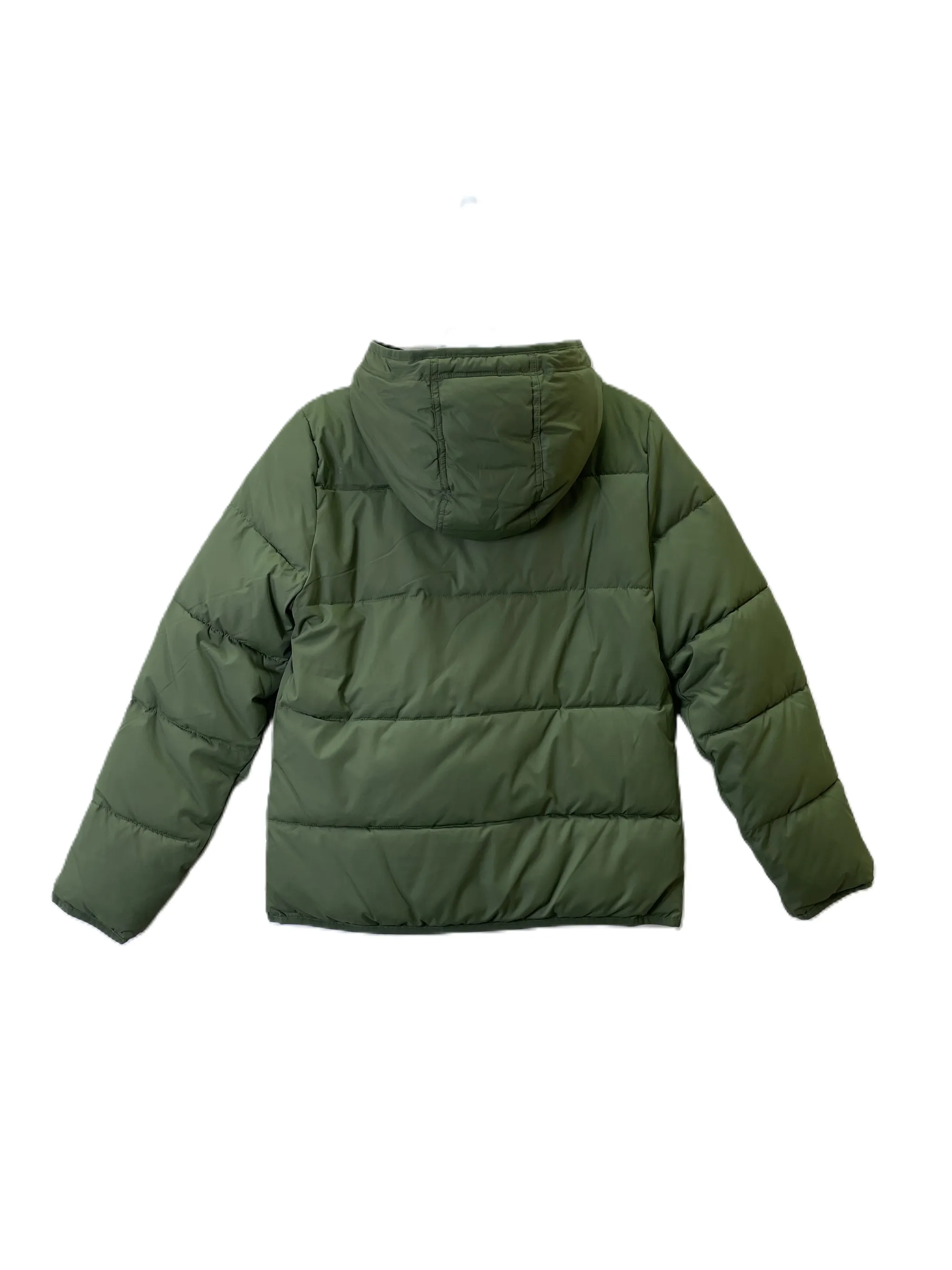 J. Crew Green Puffer Jacket Quilted Size Small.