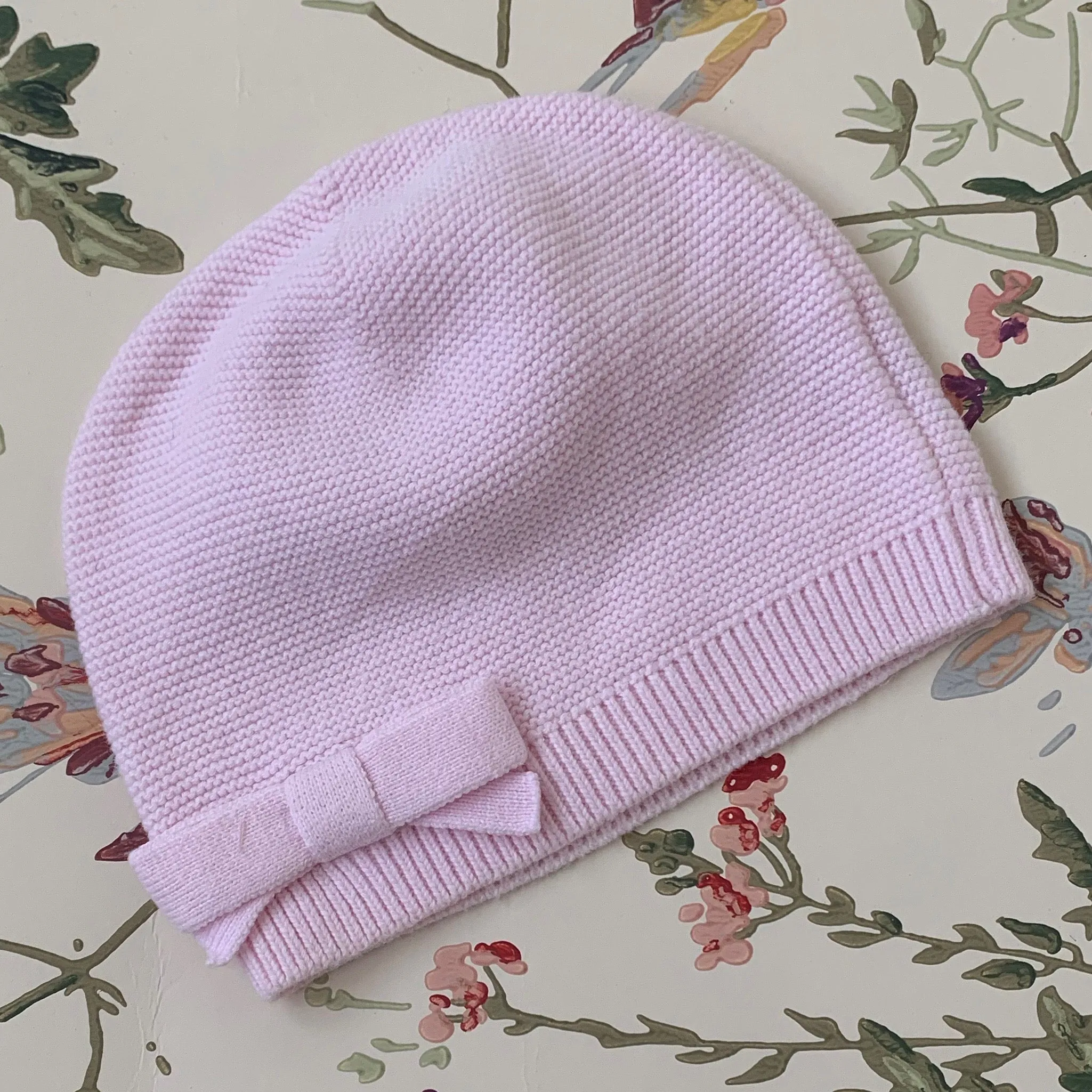 Jacadi Baby Hat in Pale Pink Cotton for 6 Months