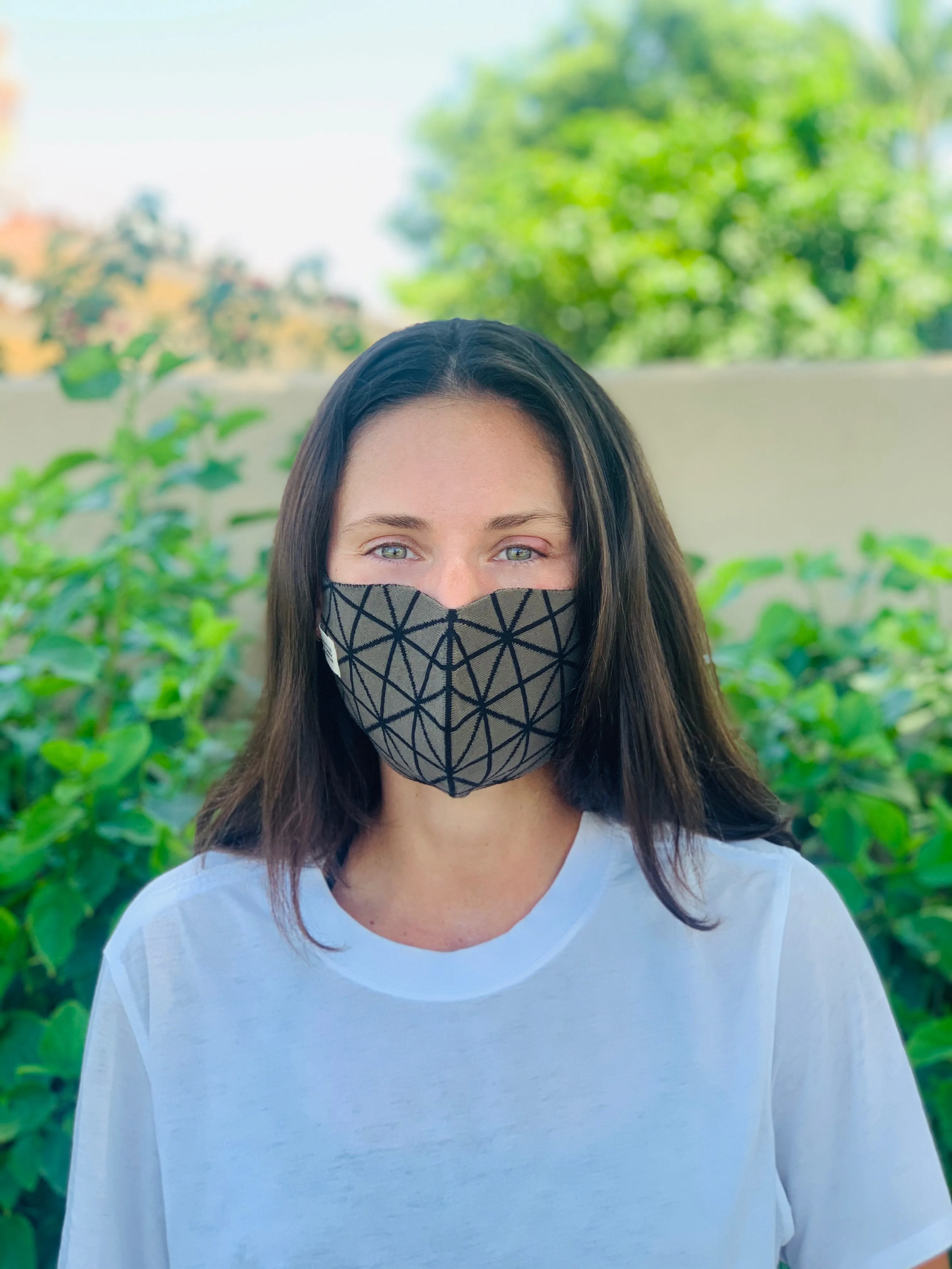 Jacquard Knit Reversible Mask