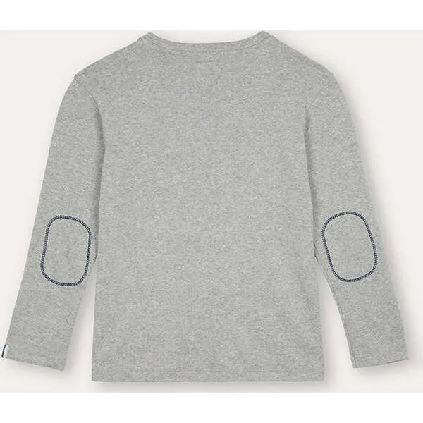 Grey J&Josh Crew Neck Long Sleeve Shirt