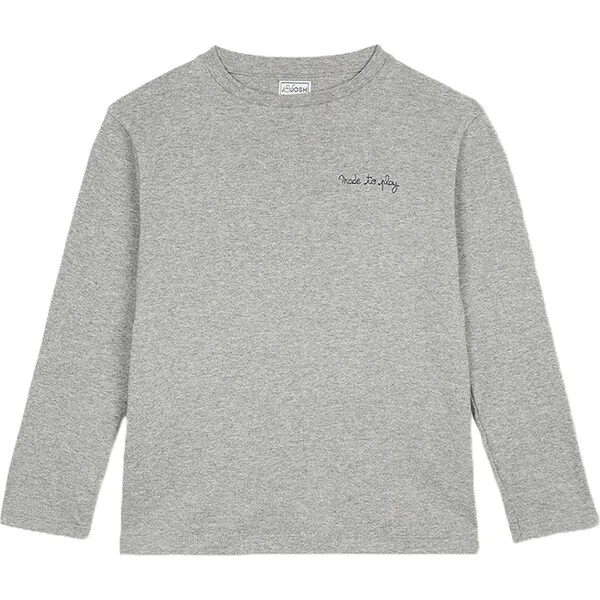 Grey J&Josh Crew Neck Long Sleeve Shirt