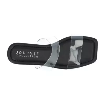 Journee Collection Womens Amata Flat Sandals