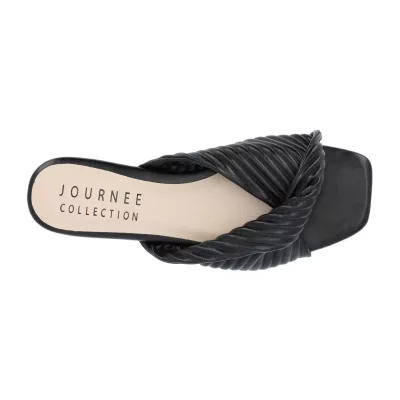 Journee Collection Womens Emalynn Flat Sandals