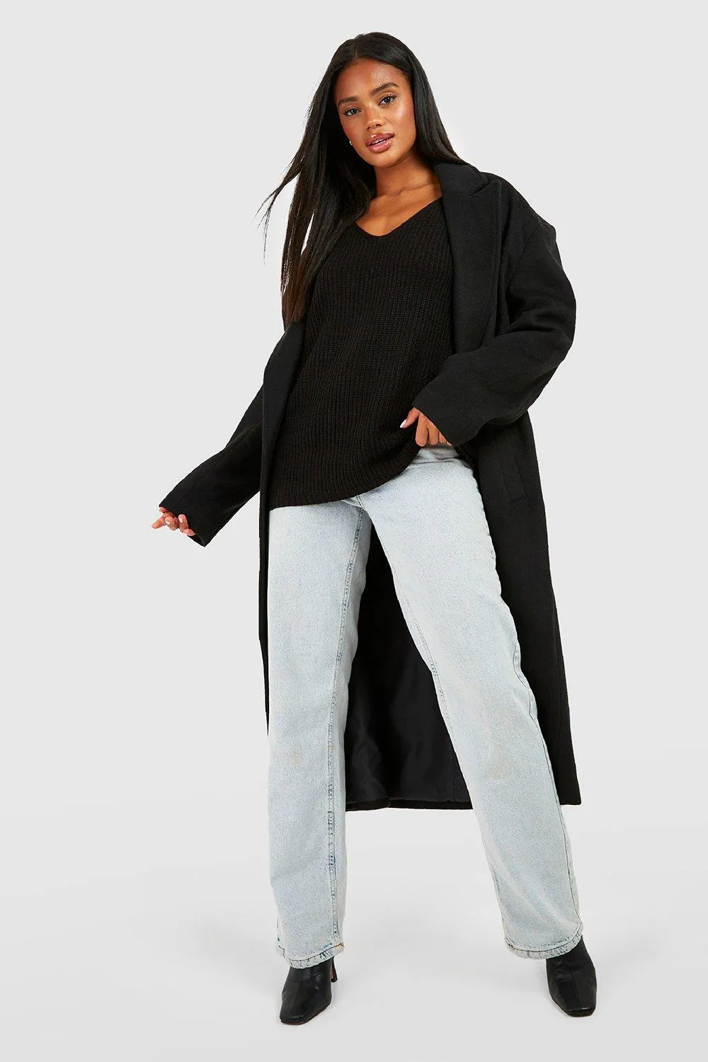 Basic V Neck Jumper - Shop Jumpers & Cardigans at boohoo