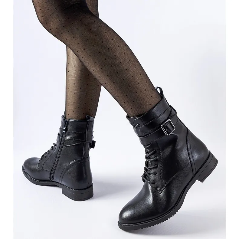 Kalamazoo black patent boots