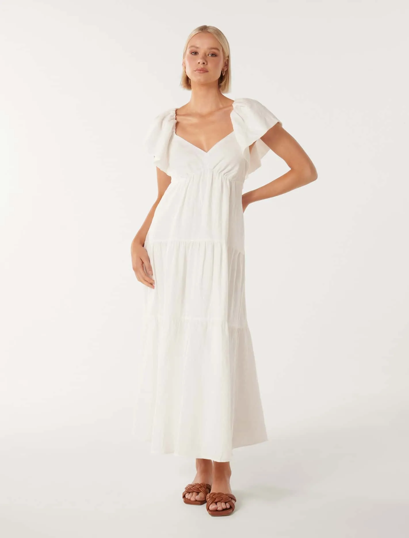 Karissa Linen Maxi Dress