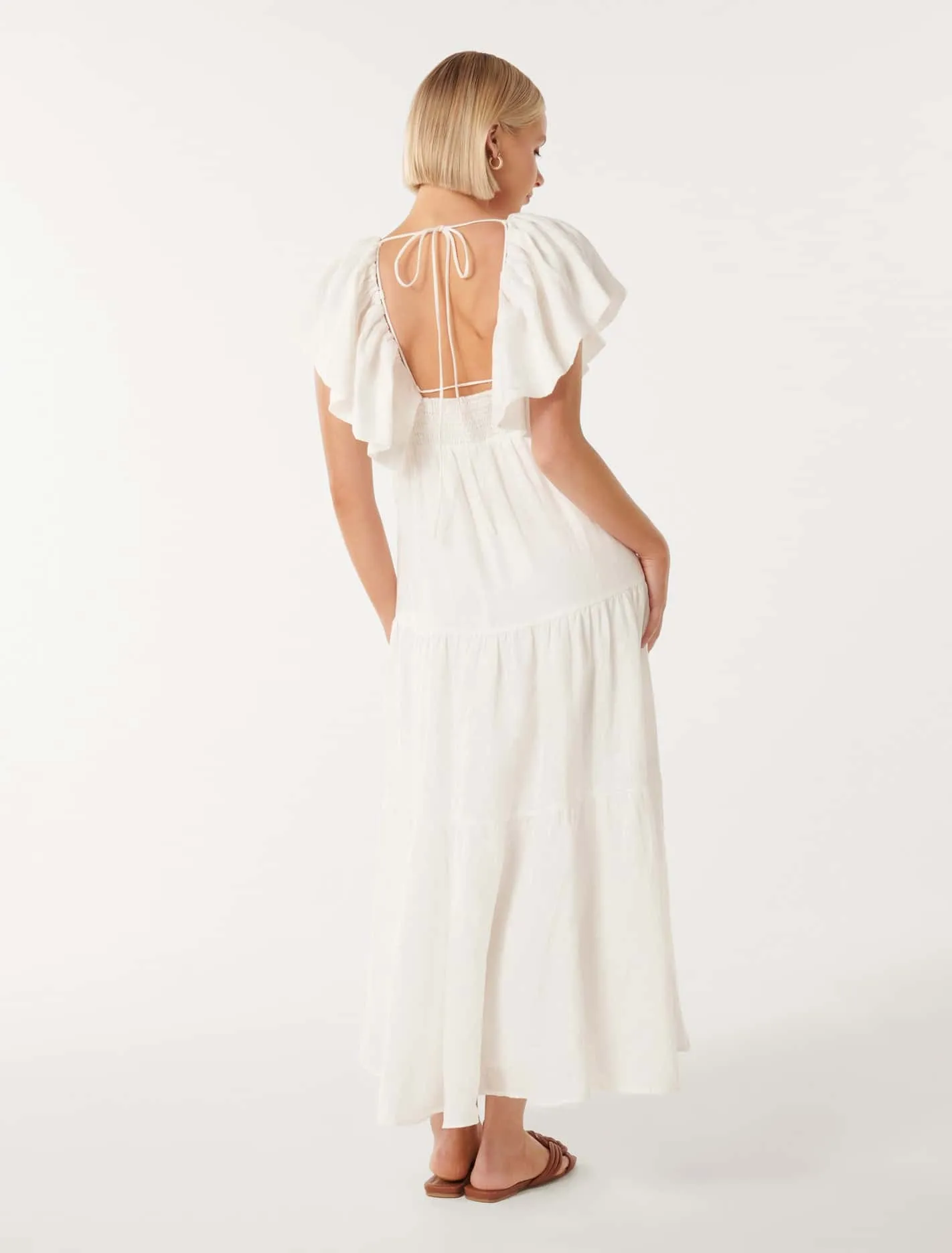 Karissa Linen Maxi Dress