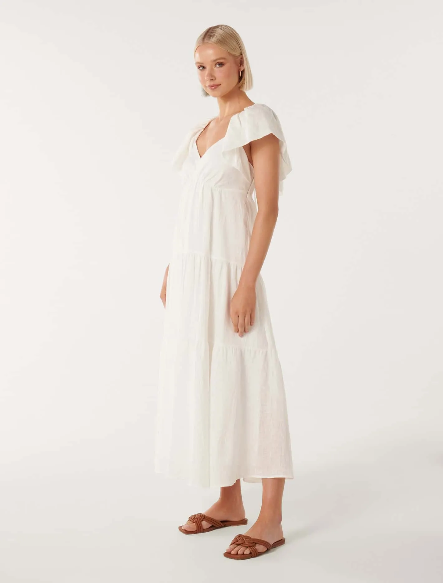 Karissa Linen Maxi Dress