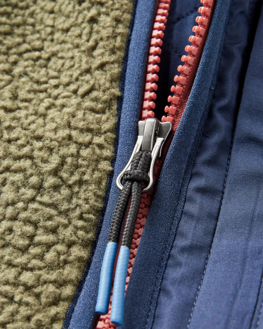 Khaki Recycled Sherpa Fleece - Offgrid 2.0 Half-Zip