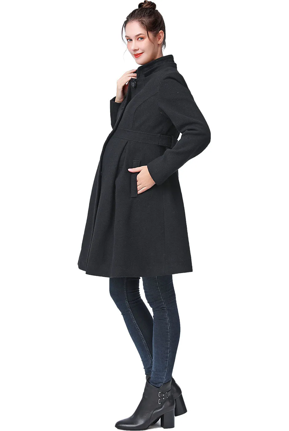 Kimi + Kai Maternity Kimberly Wool Coat