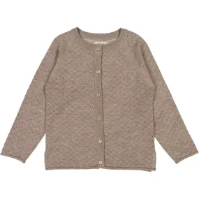 Knit Cardigan Hera - hazel melange