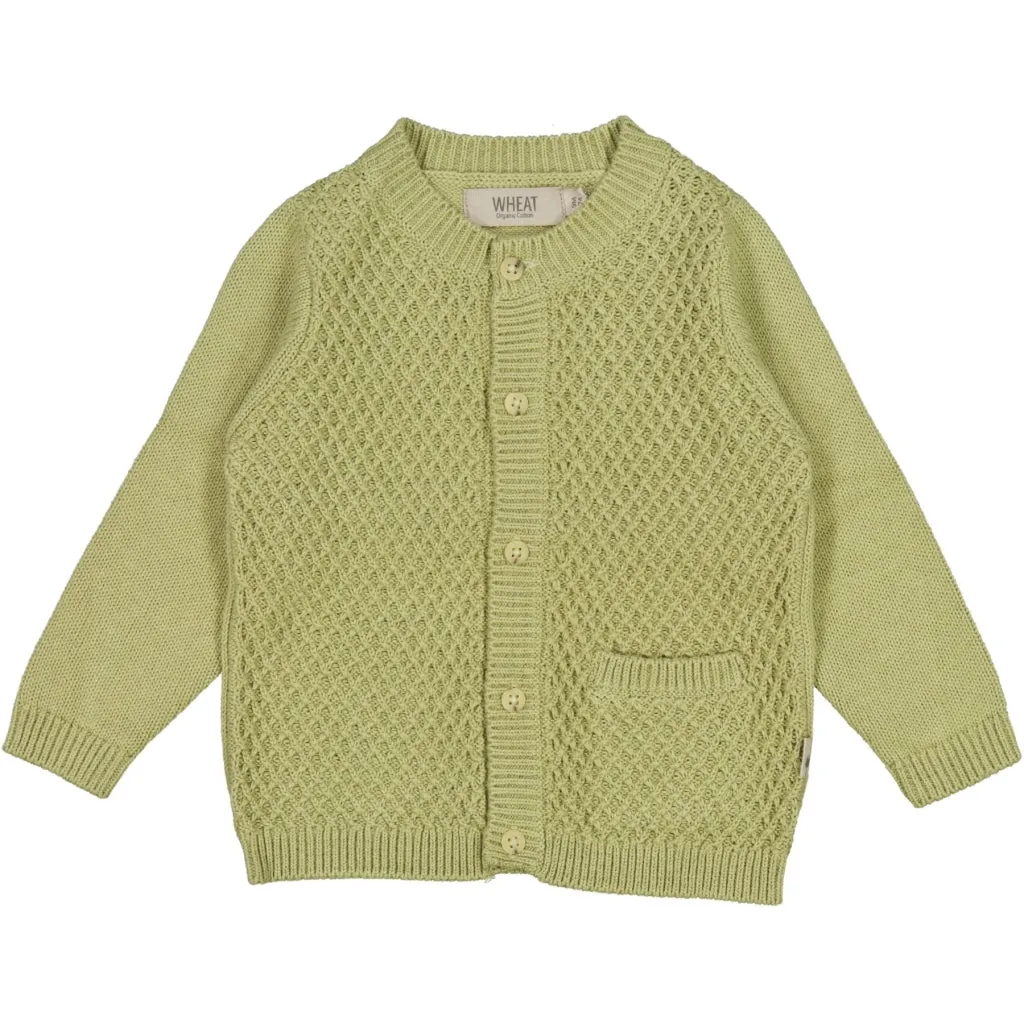 Knit Cardigan Ray - forest mist