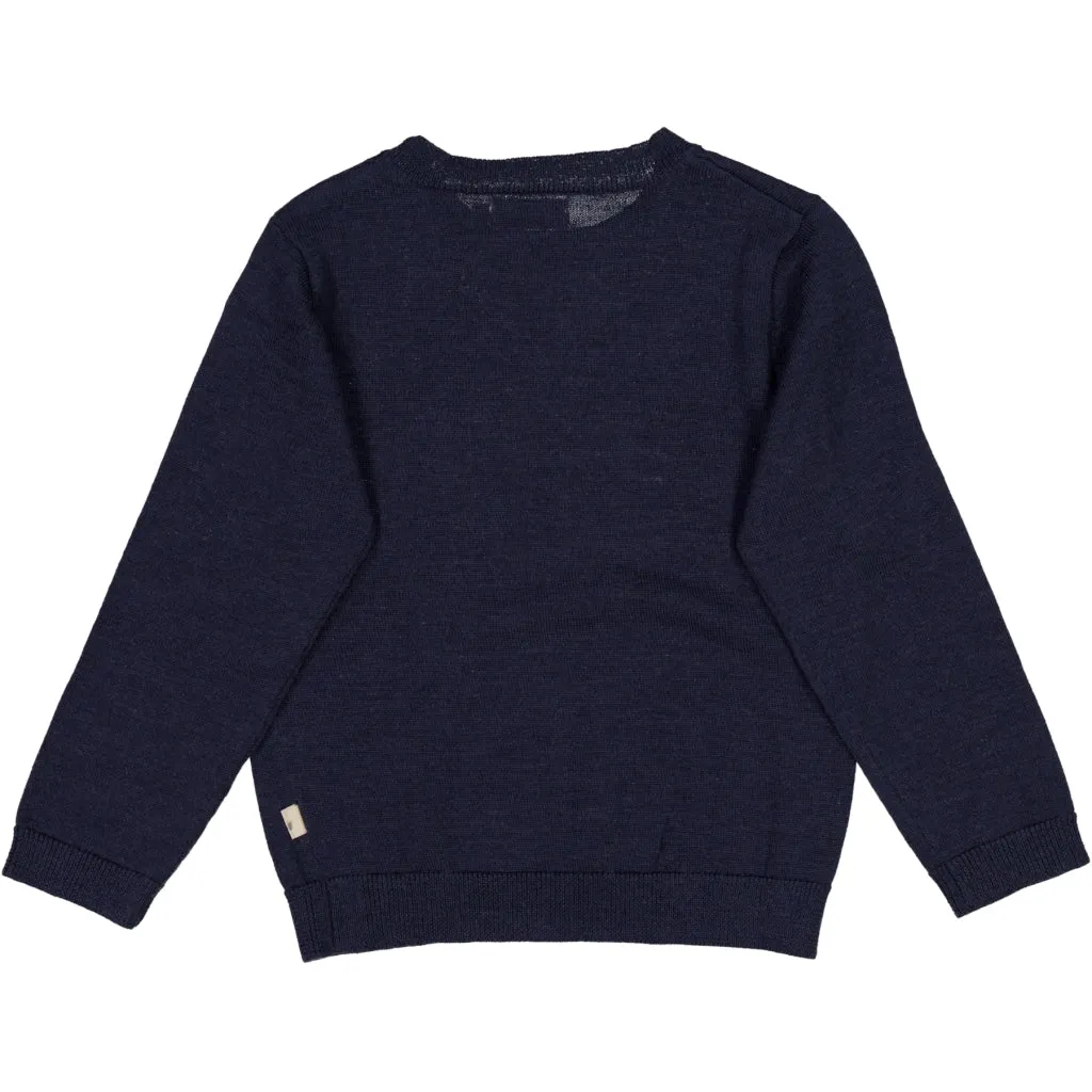 Knit Pullover Maui - navy