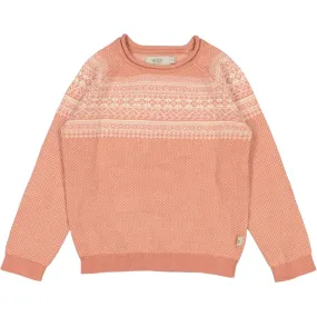 Knit Pullover Niels - cameo brown