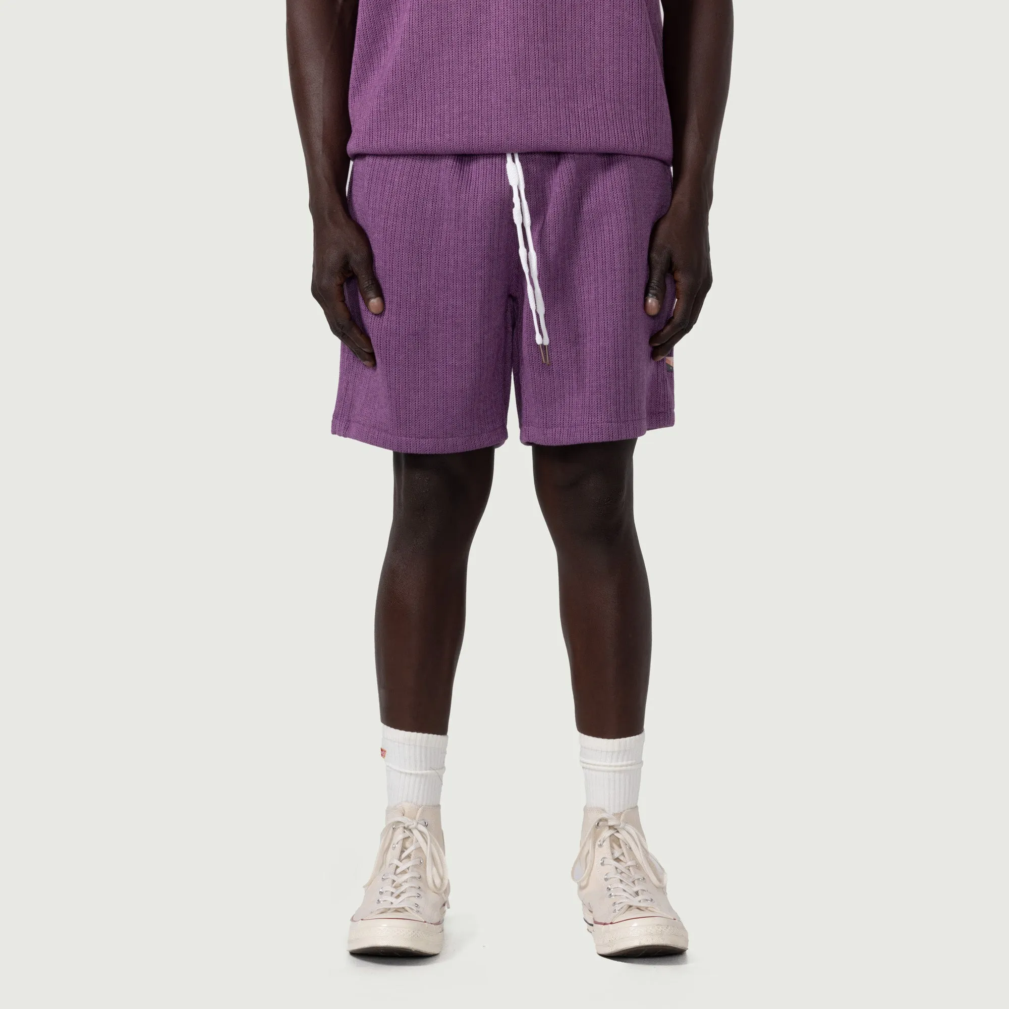 Knit Short - Purple