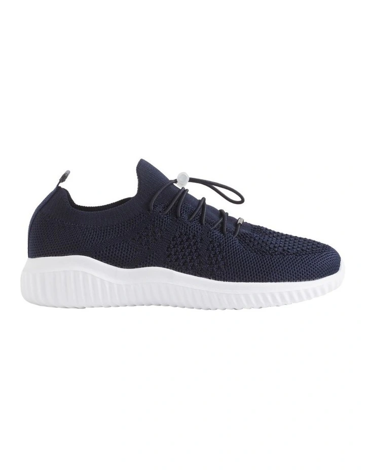 Knit Trainer in Navy