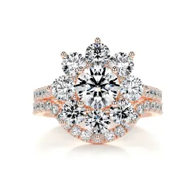 La Fleur Diamond Bridal Set -14K Rose Gold