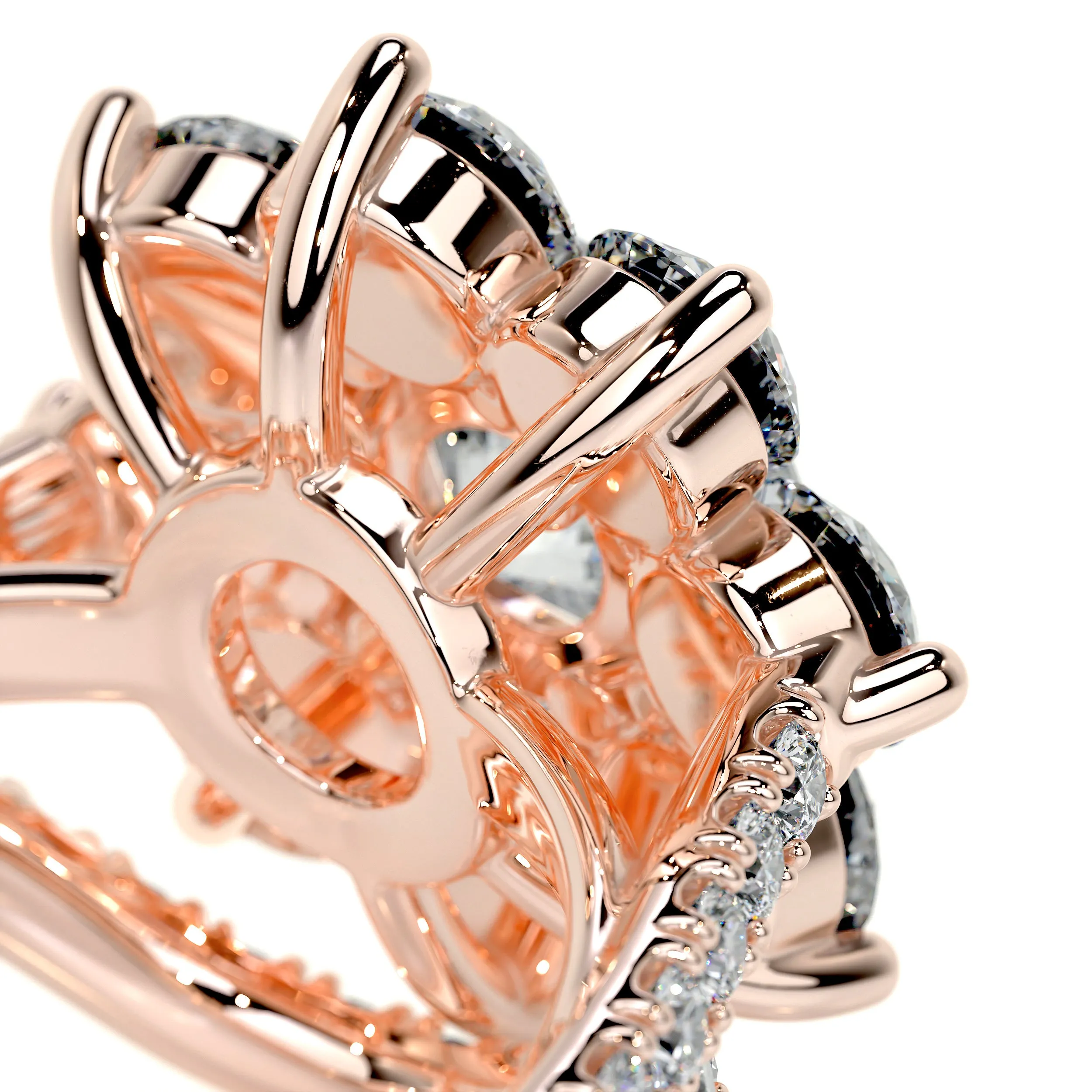 La Fleur Diamond Bridal Set -14K Rose Gold