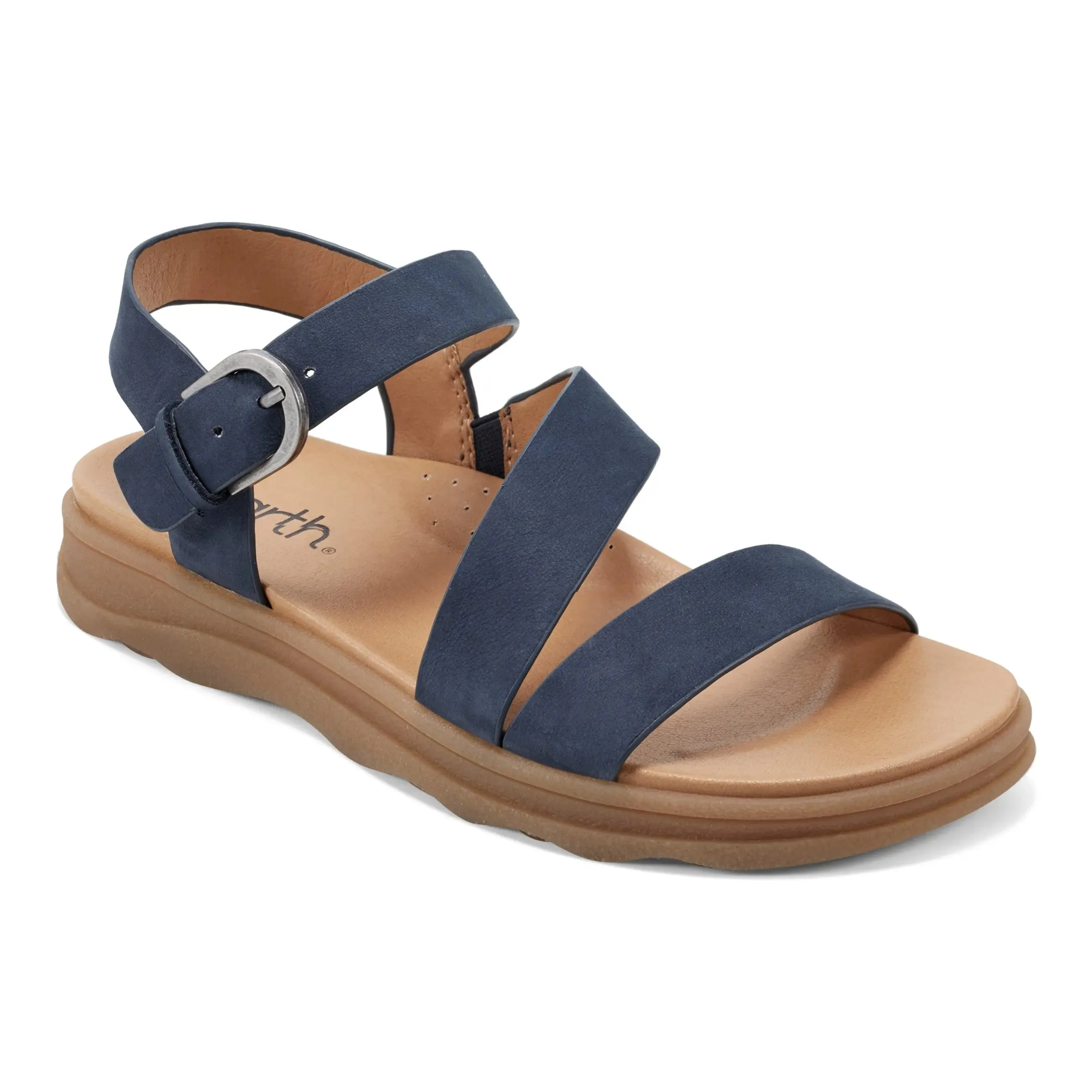 Lainey Casual Strappy Round Toe Flat Sandals