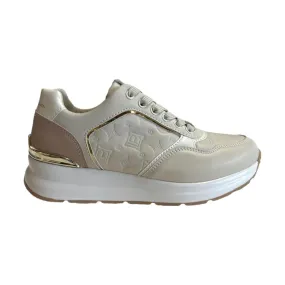 Beige Women's Sneakers by Laura Biagiotti 8404