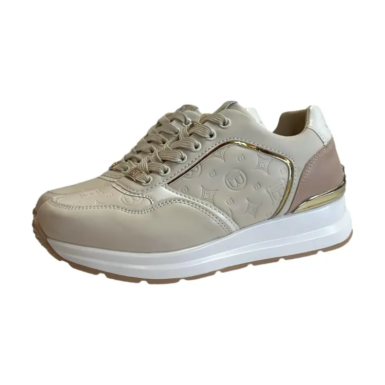 Beige Women's Sneakers by Laura Biagiotti 8404