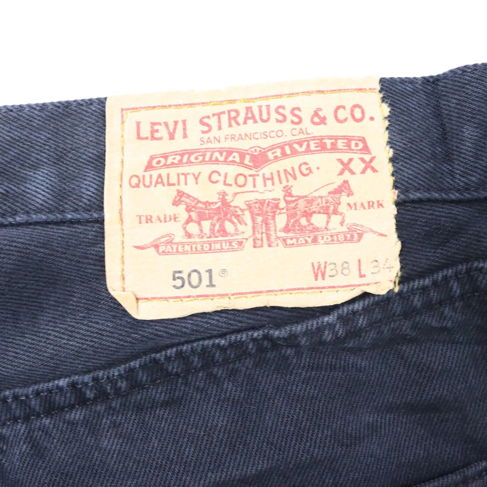 Levi's 501 Black Jeans