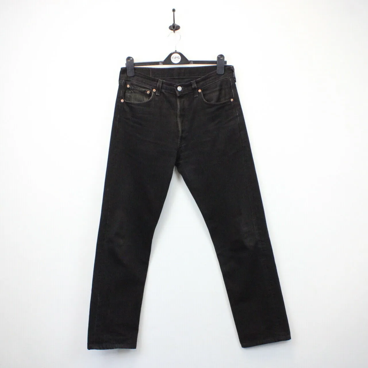 LEVIS 501 Jeans Black Charcoal | W32 L32