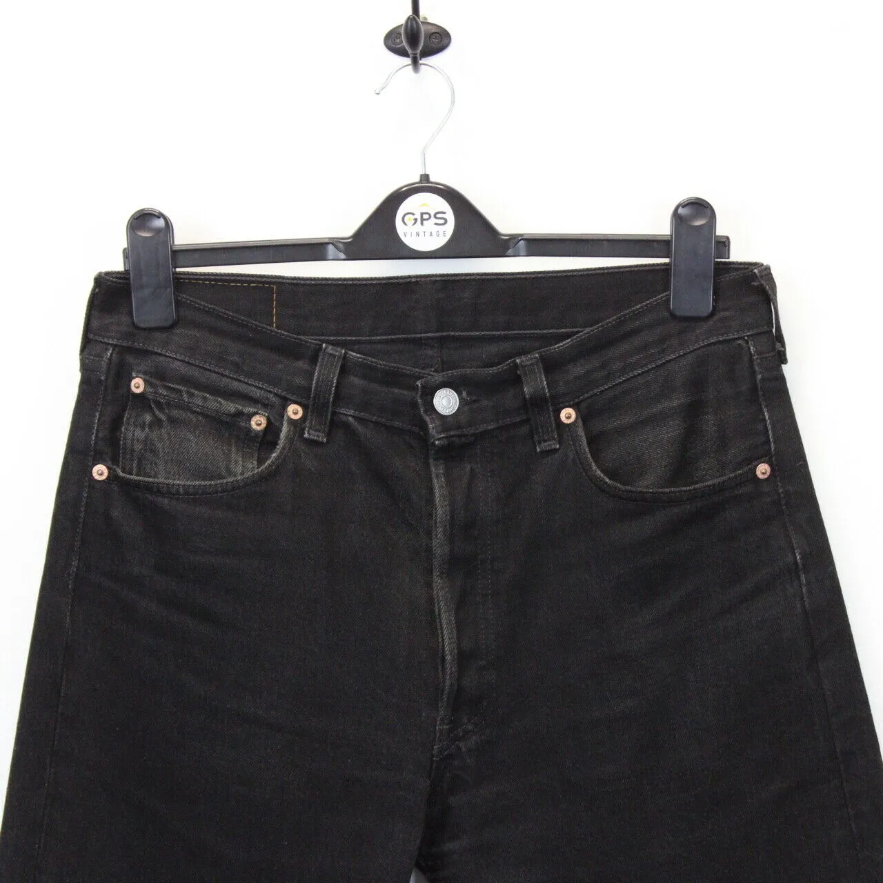 LEVIS 501 Jeans Black Charcoal | W32 L32