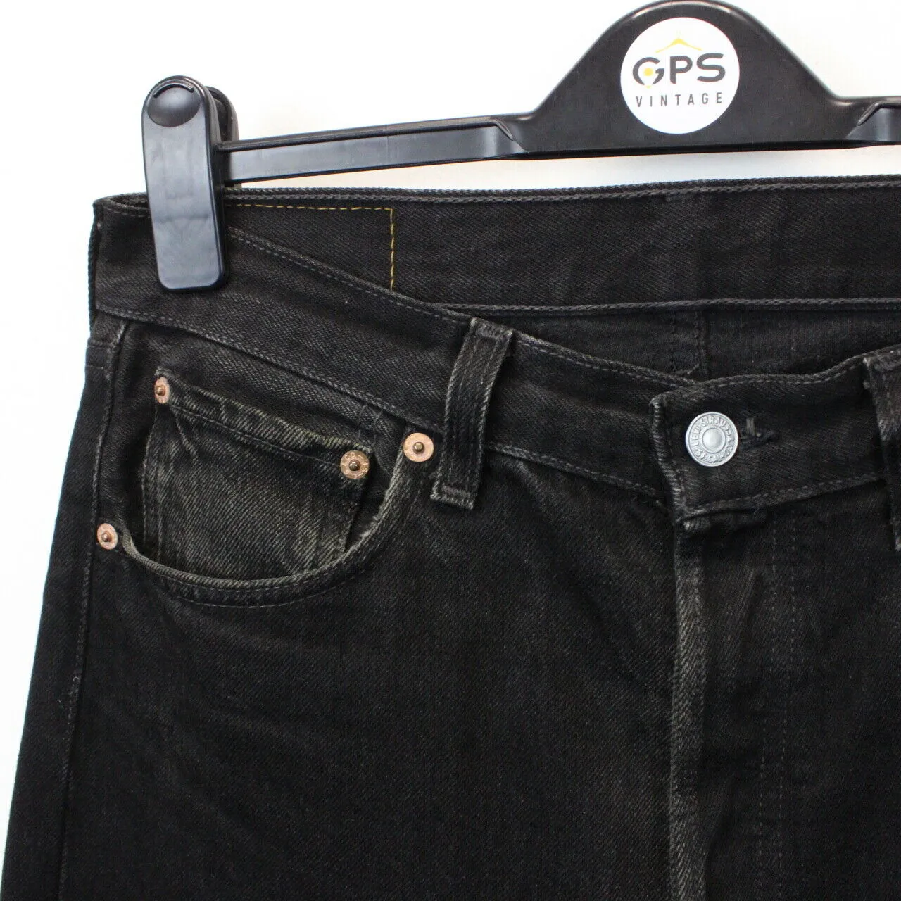 LEVIS 501 Jeans Black Charcoal | W32 L32