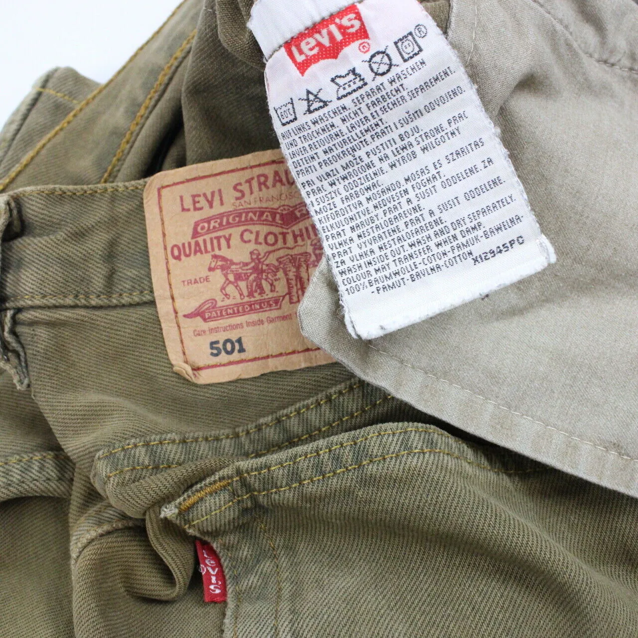 LEVIS 501 Jeans Green | W31 L32