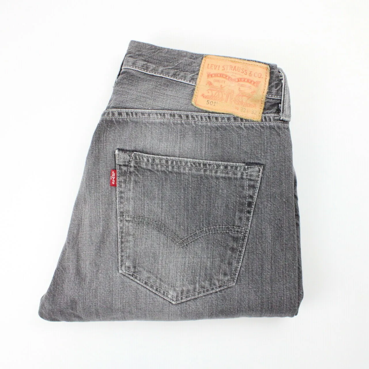 LEVIS 501 Jeans Grey Charcoal | W32 L32