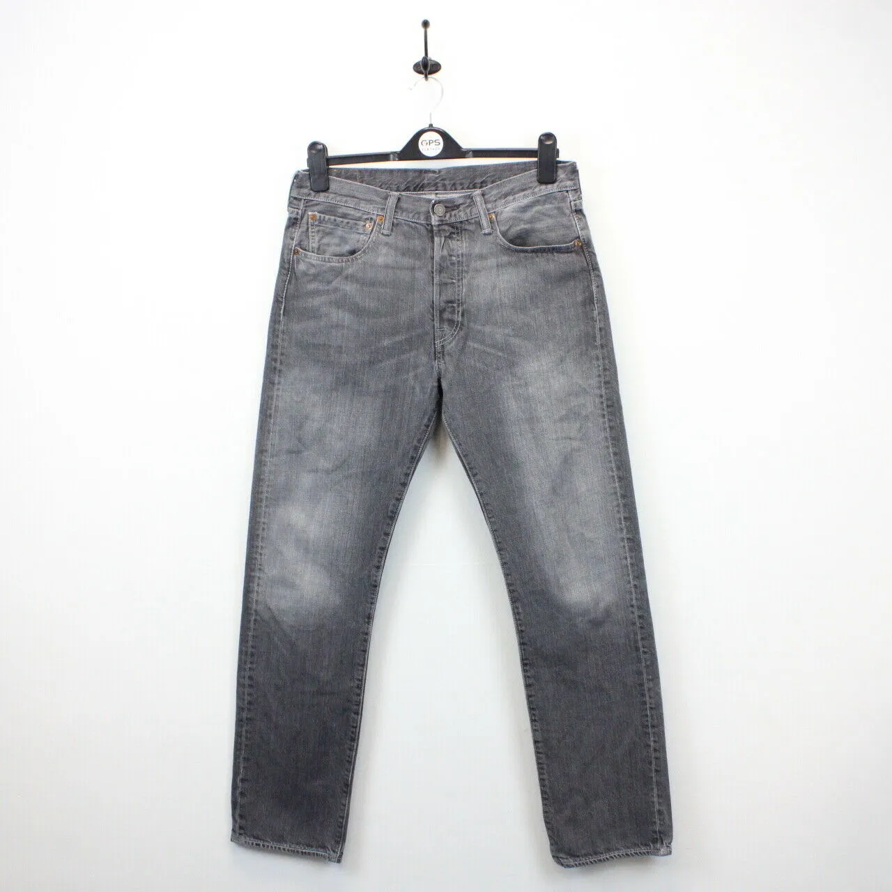 LEVIS 501 Jeans Grey Charcoal | W32 L32