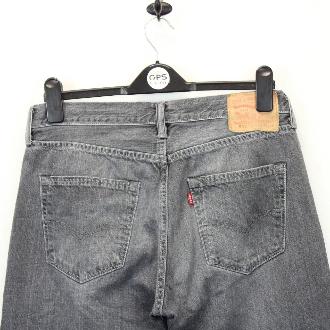 LEVIS 501 Jeans Grey Charcoal | W32 L32