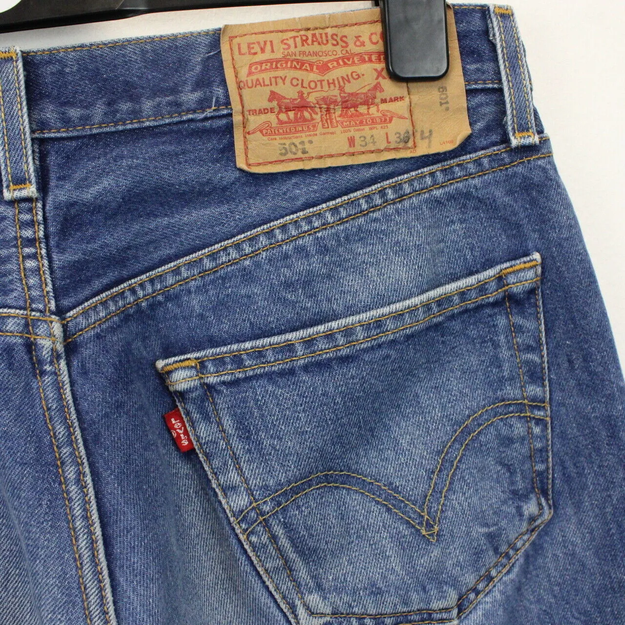 LEVIS 501 Jeans Mid Blue | W33 L34