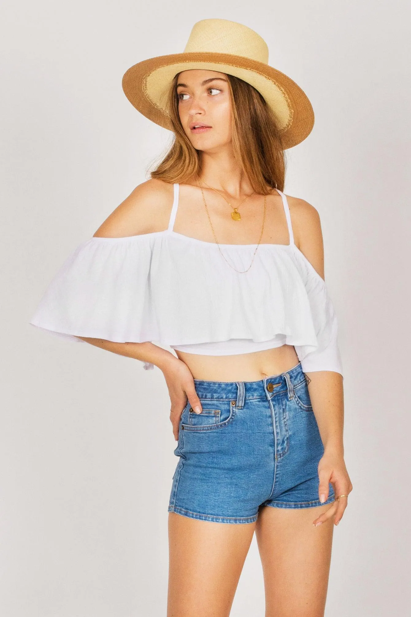 Amuse Society Life's A Frill Knit Top - Discounted Final Sale