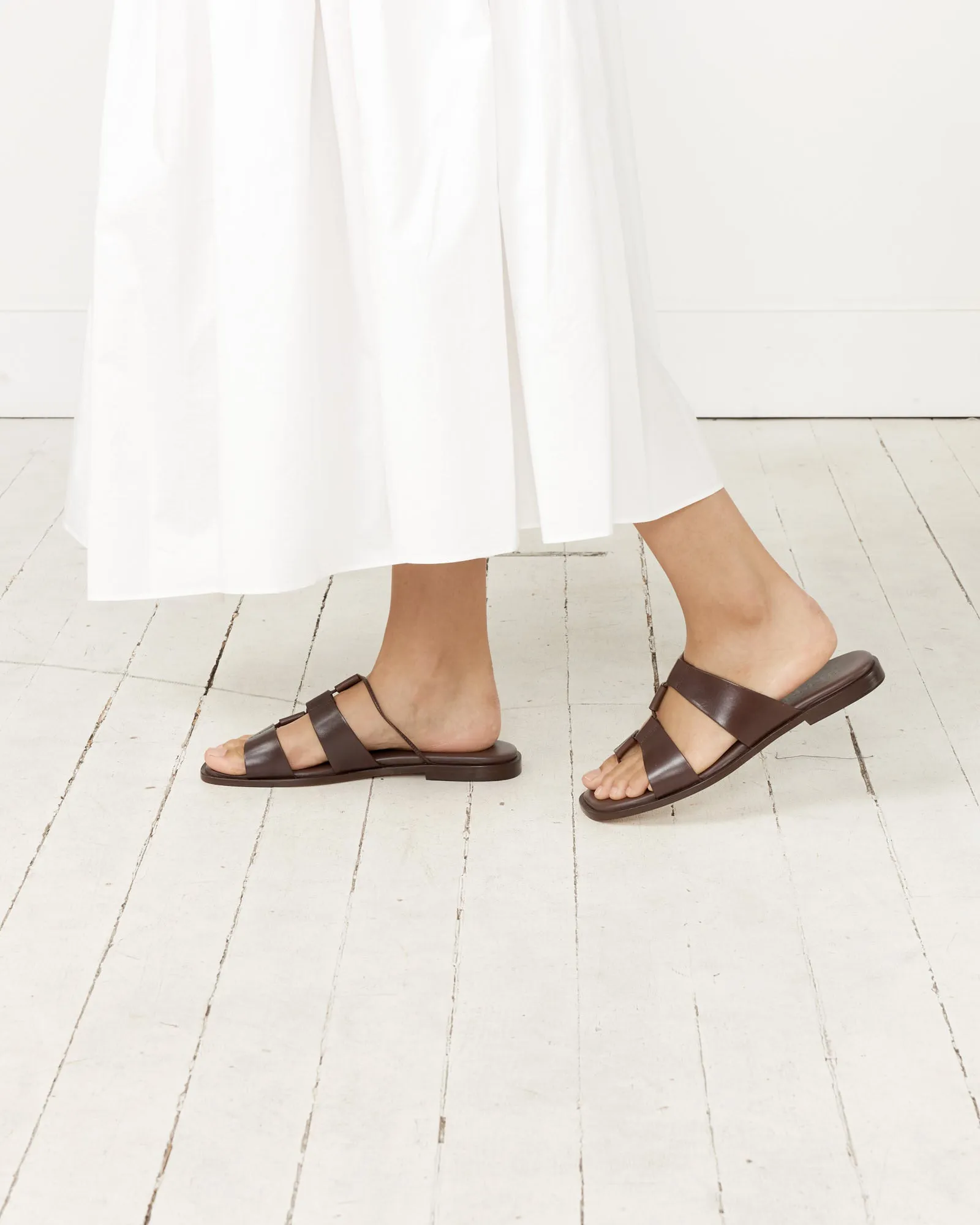 Dark Brown Lina Sandals