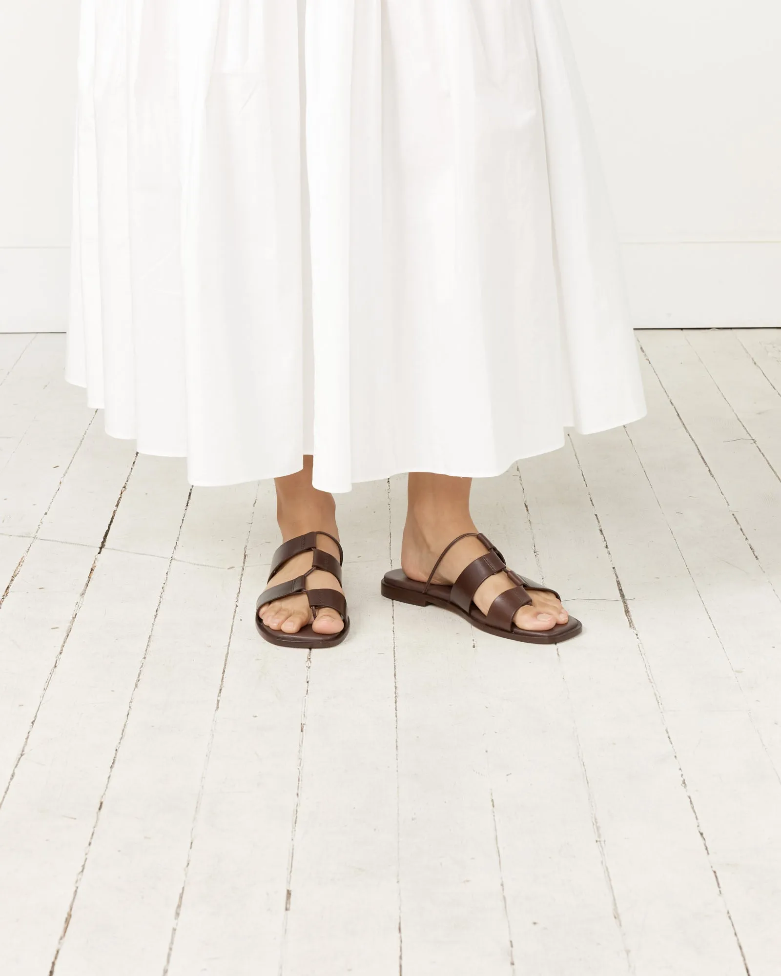 Dark Brown Lina Sandals