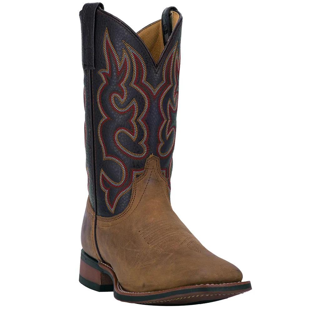 Lodi Embroidered Square Toe Cowboy Boots