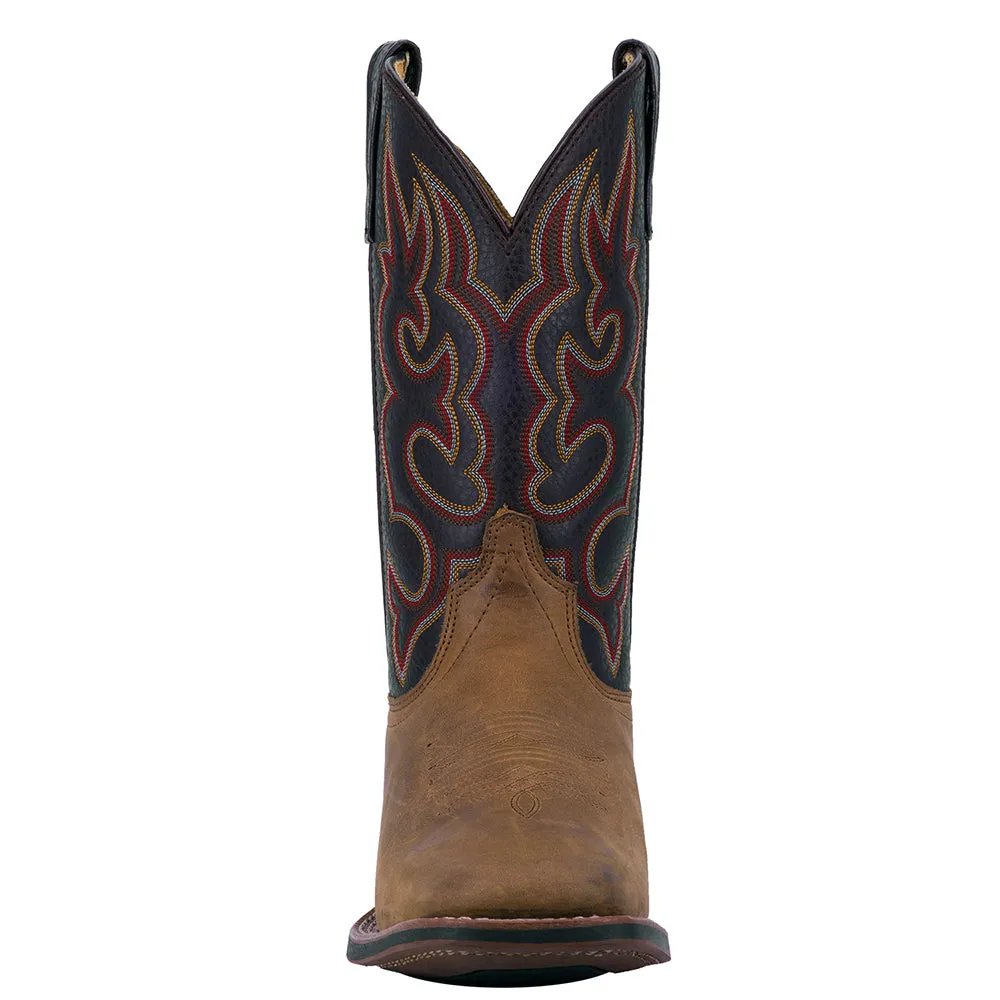 Lodi Embroidered Square Toe Cowboy Boots