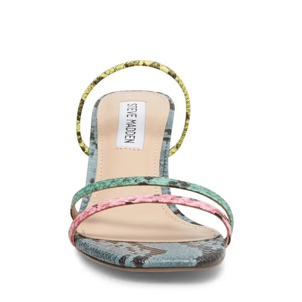 Loft Slide Sandals - Multi Snake