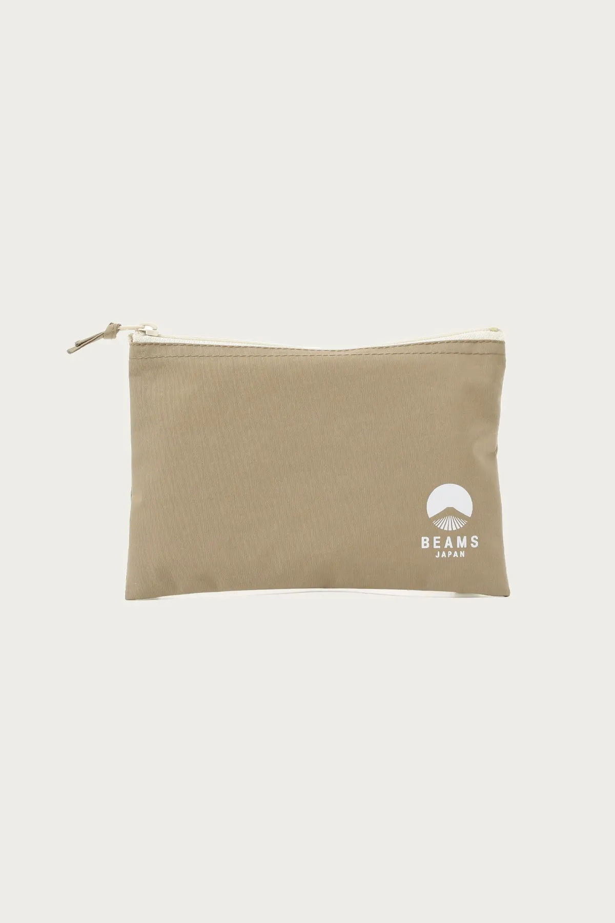 Logo Flat Pouch A5 - Beige