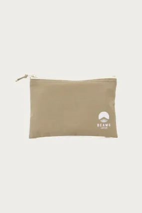 Logo Flat Pouch A5 - Beige