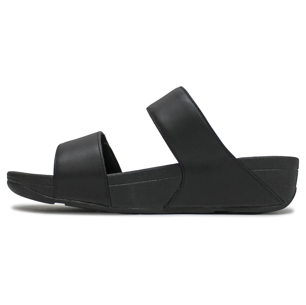 Lulu Adjustable Leather Women's Slides Sandals