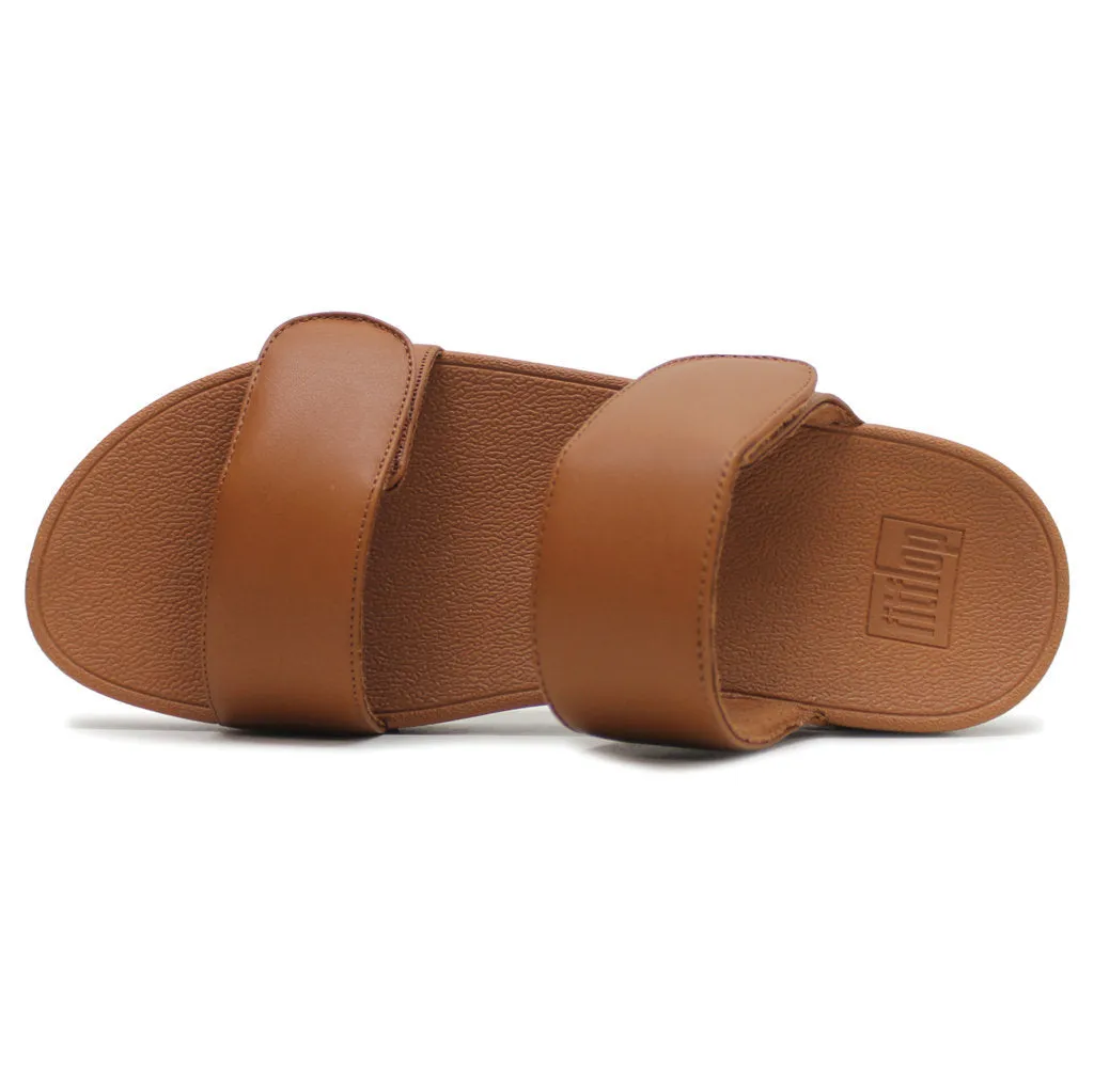 Lulu Adjustable Leather Women's Slides Sandals