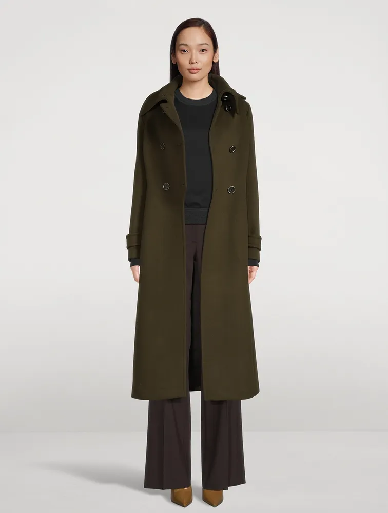 Double Face Wool Tailored Coat