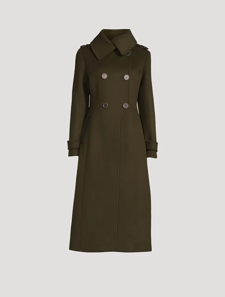 Double Face Wool Tailored Coat